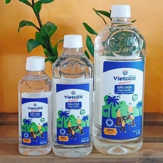 Dầu Dừa Organic Ép Lạnh 100% Vietcoco, Dưỡng Da, Dưỡng Tóc, Dưỡng Ẩm, Chăm Sóc Tóc Khô Xơ - Natural Market