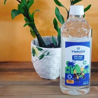 Dầu Dừa Organic Ép Lạnh 100% Vietcoco, Dưỡng Da, Dưỡng Tóc, Dưỡng Ẩm, Chăm Sóc Tóc Khô Xơ - Natural Market