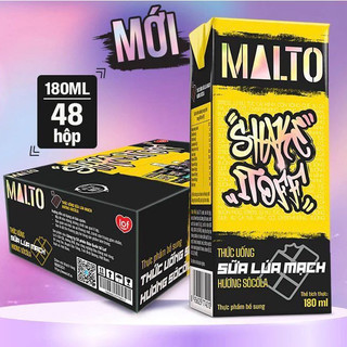 SỮA MALTO Lúa Mạch Hương Socola, Bạc Hà, Nho Có Thạch Chính Hãng 170ml/180ml - Mì Việt Casumo
