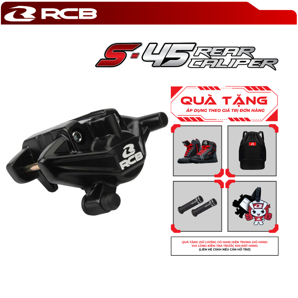 Heo Dầu Sau RCB S-45 SERIES – 1 PISTON – Phanh Êm – Bền Bỉ – Lắp Đặt Đa Dạng Dòng Xe