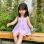 Bộ 2 dây bé gái cao cấp Sofia E0284 kitty hồng mềm mát dễ thương size 1-10y (10-40kg)