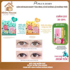 MLEN DIARY Miếng Dán Kích Mí Phù Hợp Mọi Dáng Mắt, Không Lộ Cả Khi Không Makeup