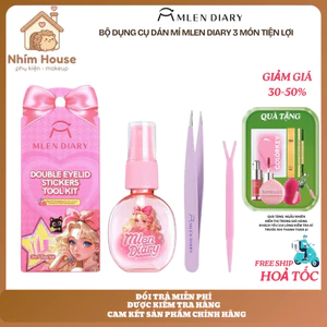 Bộ dụng cụ dán mí MLEN DIARY tiện lợi nhỏ gọn | NHÍM HOUSE