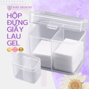 Hộp Rỗng Nhựa Đựng Giấy Lau Gel Mary Artistry - Đựng Bông Tẩy Trang, Tăm Bông Chống Bụi Chống Nước