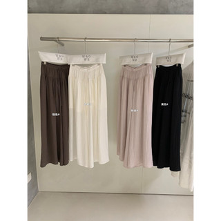 𝐏𝐡𝐢𝐞𝐧 𝐖𝐆𝐖𝐄 | (Sẵn) w9686 Quần Thô Ống Rộng Cạp Chun Bèo 4 Màu Trơn