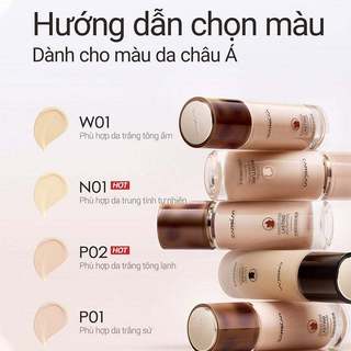 Kem Nền Carslan Dạng Lỏng Kiểm Soát Dầu Lâu Trôi Chống Thấm Nước Suốt 24h 30g