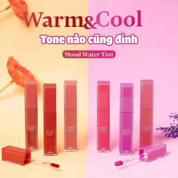 Son Tint trái cây Odbo Mood Water Tint Chất Son Mỏng Nhẹ Không Khô Môi OD5007 Thái Lan