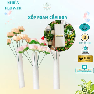Xốp Foam, Xốp Dẻo, Xốp Trắng Dùng Cắm Hoa, Bó Hoa, Làm Lõi Côt Bó Hoa, Đồ Handmade, Phôi Mô Hình