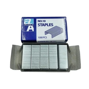 Kim Bấm Số 10 Double A - Chất Thép cứng, chống gỉ sét, dùng được cho mọi loại bấm ghim số 10