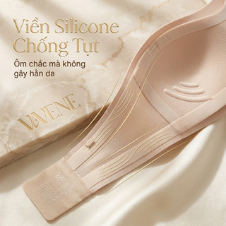 Áo lót cúp ngực tàng hình nữ, Áo quây su trơn Vanvene AL397 không gọng đệm mỏng cúp 3D không dây chống tụt hở vai