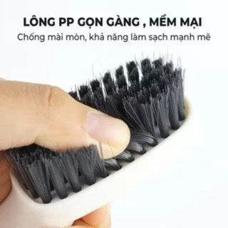 Bàn Chải Đánh Giày shoe brush Lông Nhựa PP Giúp Đánh Bay Các Vết Bẩn Ố Trên Dày Da Đồ da. Mẫu Mã Đẹp Tay Cầm Chắc Chắn