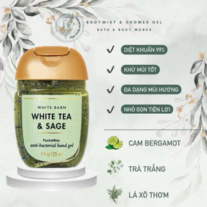 Gel rửa tay khô White Tea & Sage