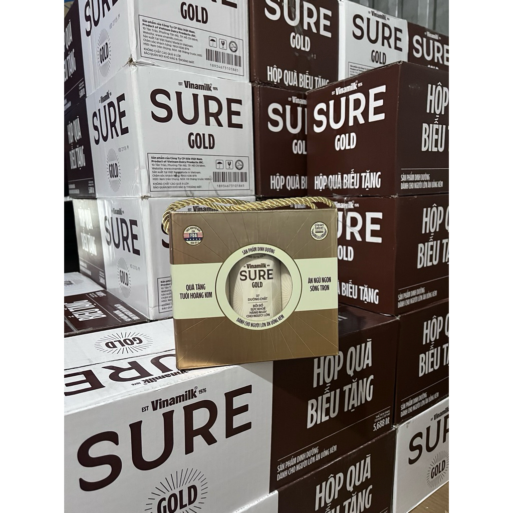 Hộp 6 Chai Sữa Bột Pha Sẵn Sure Gold [6 hộp giấy 237ml]