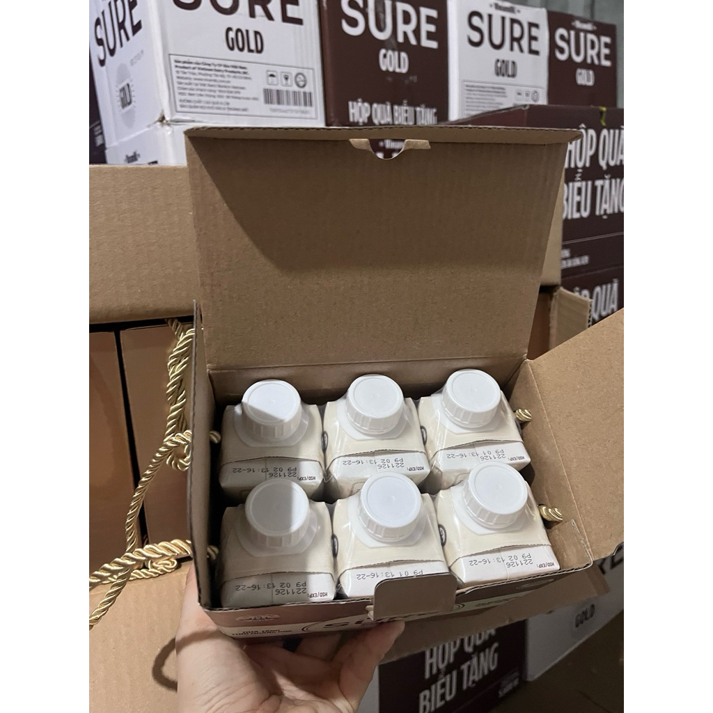 Hộp 6 Chai Sữa Bột Pha Sẵn Sure Gold [6 hộp giấy 237ml]