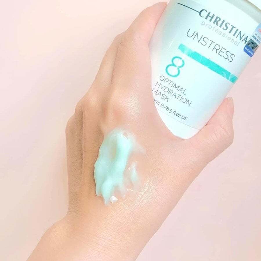 [CHÍNH HÃNG] Mặt Nạ Dưỡng Ẩm, Làm Dịu và Phục Hồi Da Christina Unstress 8 Optimal Hydration Mask 250ml