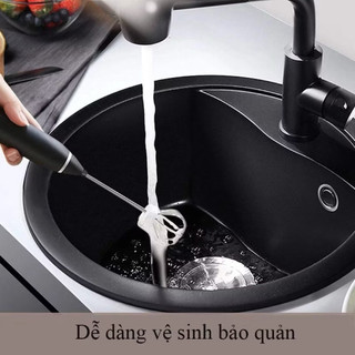 Máy Đánh Trứng Cầm Tay, Máy Đánh Bọt Cà Phê, Đánh Cafe Đánh Trứng Mini Sạc Điện Tiện Lợi