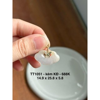 Tổng hợp Mặt dây Ngọc phỉ thuý chạm phắc Khoá Trường Thọ ngọc có kiểm định tuyp A gắn móc 925 hoặc xây dây free