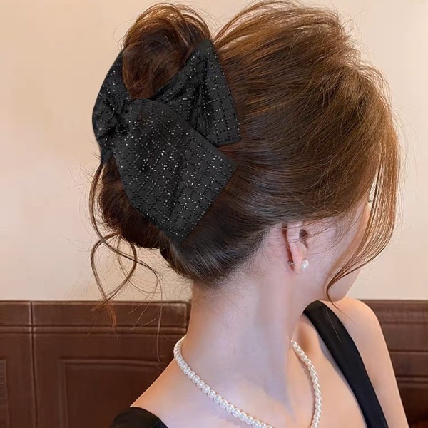 Kẹp Tóc Nơ Satin Cao Cấp Phong Cách Hàn Quốc – Kẹp Càng Cua Big Size Thanh Lịch Cho Nữ