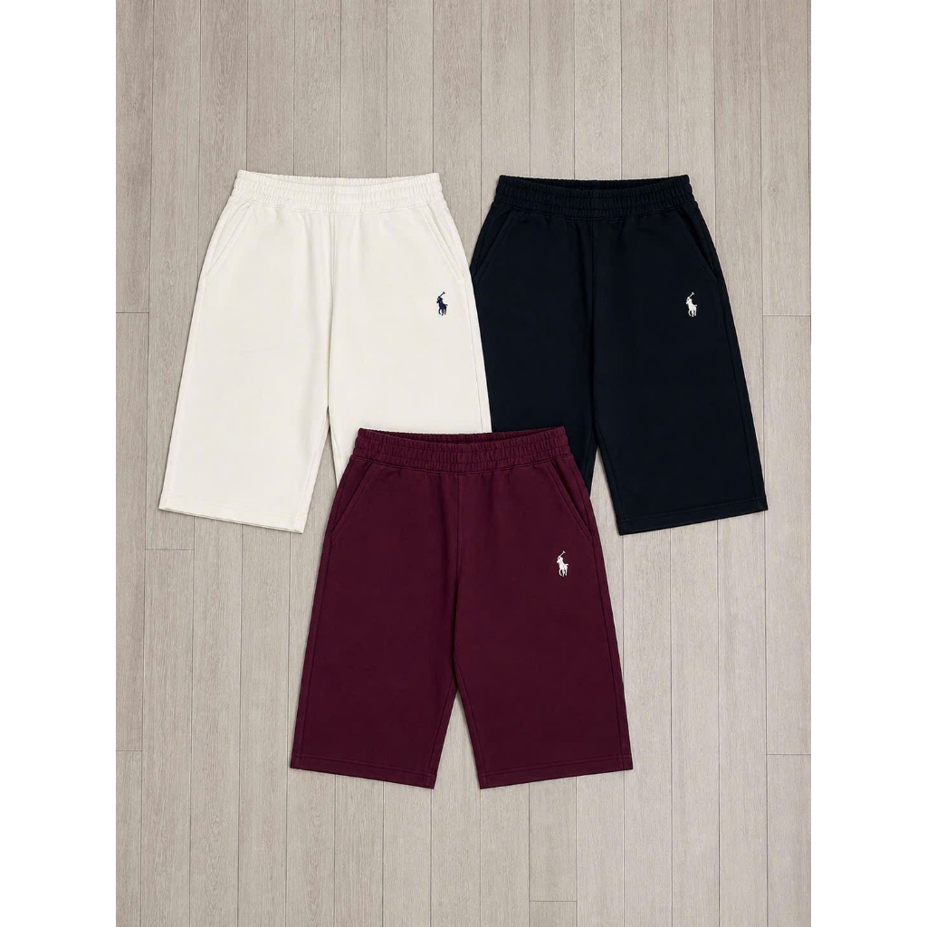Quần Short Lửng Nữ Thêu Ngựa OHANLY – Quần Ngố Nữ Form Suông Basic Cotton PC Co Giãn Mặc Nhà Đi Chơi