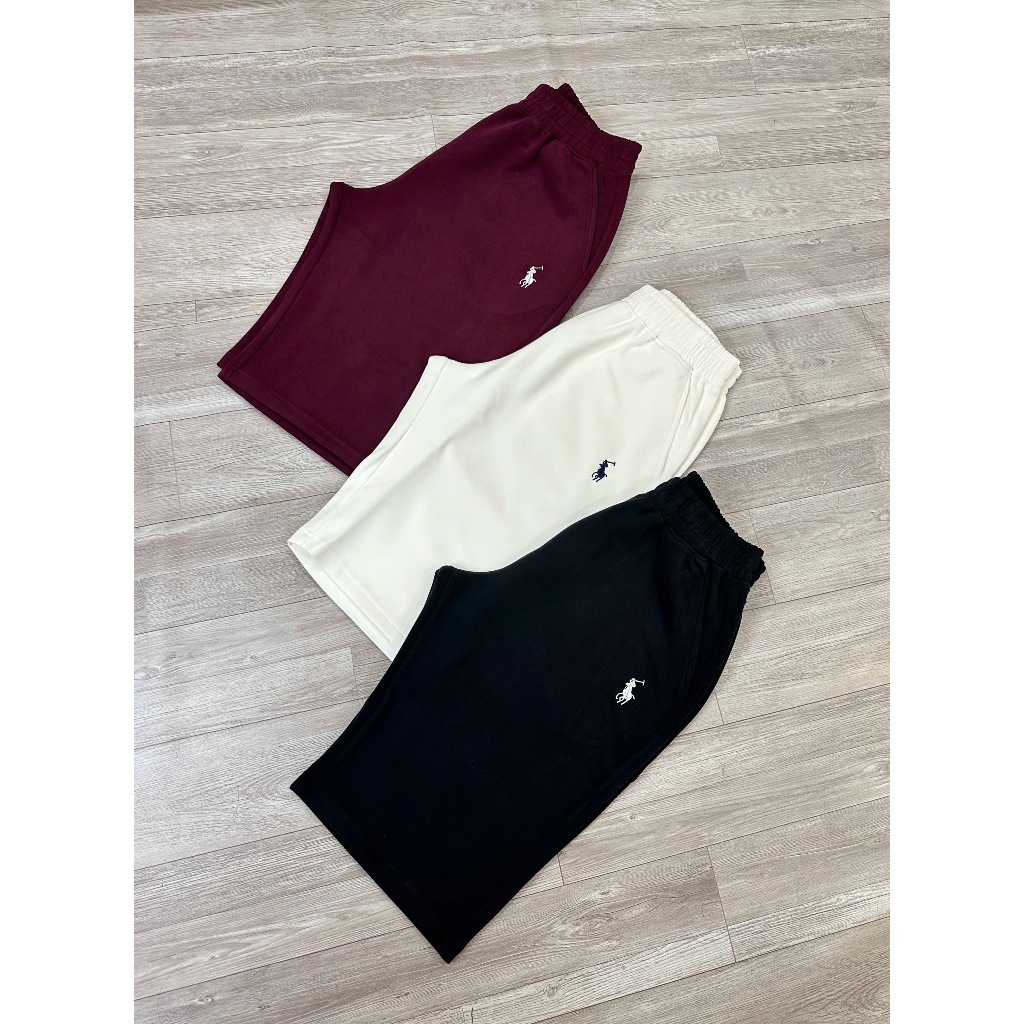 Quần Short Lửng Nữ Thêu Ngựa OHANLY – Quần Ngố Nữ Form Suông Basic Cotton PC Co Giãn Mặc Nhà Đi Chơi