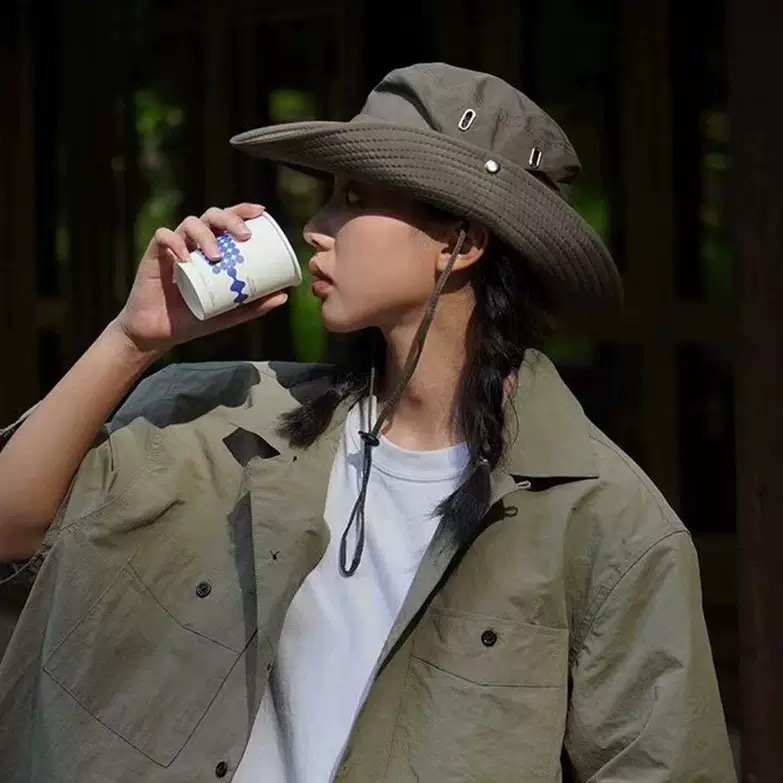 Mũ tai bèo,Mũ Bucket chống nắng UV unisex Mũ chống nắng mùa hè, Giả ngoại