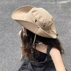 Mũ tai bèo,Mũ Bucket chống nắng UV unisex Mũ chống nắng mùa hè, Giả ngoại