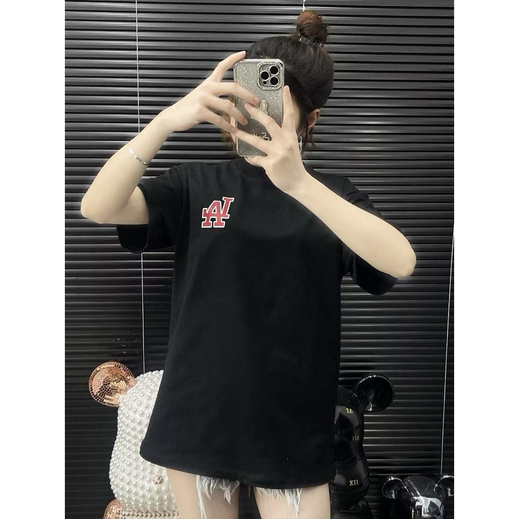 Áo Phông MLB nam nữ 100% cotton mềm mại thấm hút mồ hôi - LA Đỏ