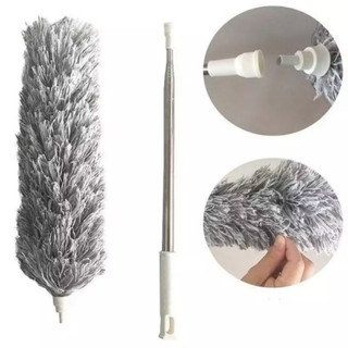 Chổi Phất Trần 2.8M Cán Inox Điều Chỉnh, Đầu Gập 90° – Cây Lau Trần Nhà & Quét Mạng Nhện Sợi PP Cao Cấp