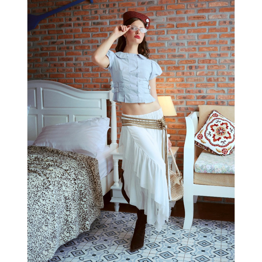 Elia Skirt - Remmus | Chân váy xếp tầng lưới thun dẻo - BST SUMMER SLUMBER