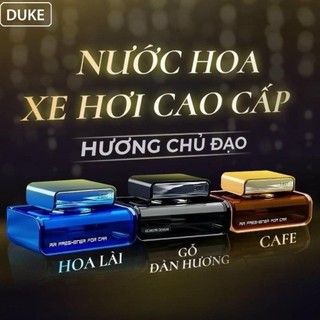 Nước hoa ô tô cao cấp Duke chính hãng chiết xuất 100% thiên nhiên, khử mùi, chống say xe