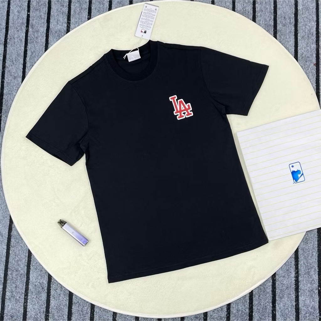 Áo Phông MLB nam nữ 100% cotton mềm mại thấm hút mồ hôi - LA Đỏ