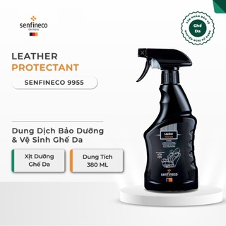 Dung dịch vệ sinh nội thất làm mềm ghế da ô tô Senfineco 9955 tặng kèm khăn 380ml