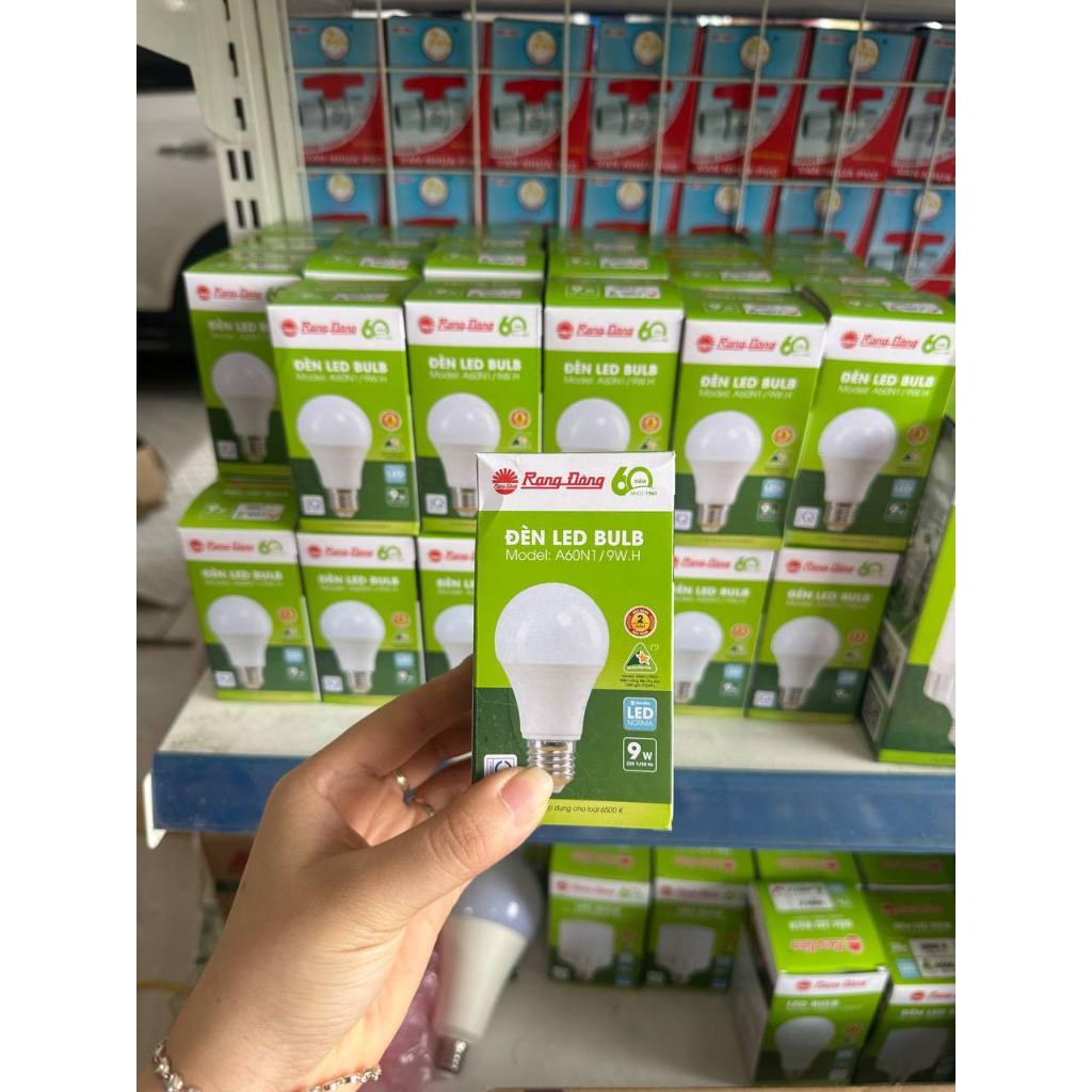 Bóng đèn led, bèn led bulb Rạng Đông 3w 5w 7w 9w đui e27 ánh sáng trắng vàng tiết kiệm điện