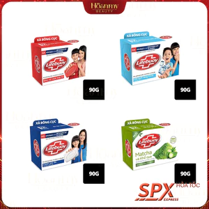 Xà bông Matcha & khổ qua cục Lifebuoy hộp 90g 125g