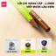 Bút Chì Gỗ 2B HB Deli Nusign Lõi To 3.2mm Chì Đậm Màu Matcha Xanh Lá Socola Cho Học Sinh Văn Phòng