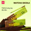Bút Chì Gỗ 2B HB Deli Nusign Lõi To 3.2mm Chì Đậm Màu Matcha Xanh Lá Socola Cho Học Sinh Văn Phòng