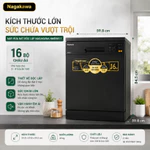 Máy Rửa Bát Nagakawa NK8D61M/NK8D01M/NMD9811 Chính Hãng Malaysia - 8 Bộ/16 Bộ - Sấy Khô Diệt Khuẩn - Bảo Hành 2 Năm — ảnh 5