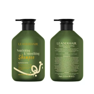 T74_ (KÈM QUÀ) Dầu Gội Đầu Leaderhair Shampoo dung tích 330ml- Dầu gội hữu cơ bơ dưỡng ẩm tăng cường độ bóng ( Xanh Lá)