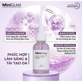 Tinh Chất Dưỡng Da Chuyên Sâu MiniGlam Exobio-some Shot Ampoule 30ml