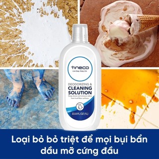 [TINECO] Nước lau sàn chuyên dụng TINECO - dung tích 1 lít - hàng chính hãng - hương thơm nhẹ