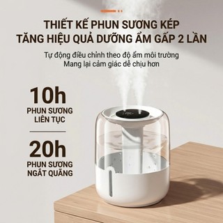 Máy Tạo Độ Ẩm Xiaomi K16 6.8L Phun Sương Kép Điều Khiển MiHome APP