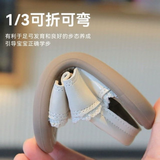 Dép sandal công chúa mùa hè cho bé gái phối viền ren đế chống trơn trượt (form nhỏ)