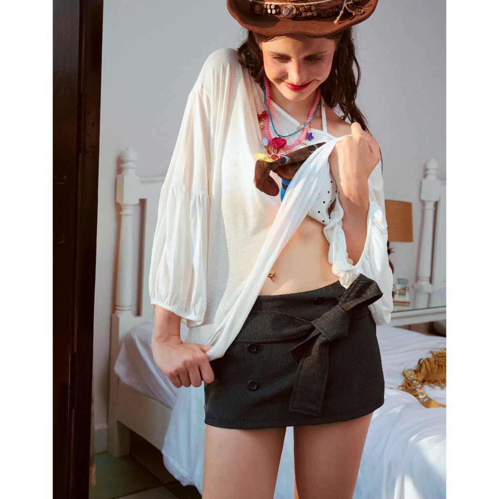 Nova Skort - Remmus | Chân váy chữ A + dây cột nơ (có bảo hộ) - BST Summer Slumber