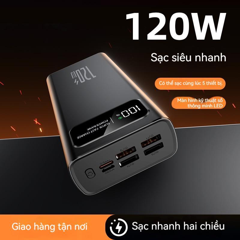 Sạc dự phòng 80000mAh 120W PD20W tích hợp cống sạc tiện lợi cho điện thoại và máy tính ssl50000mah | BigBuy360 - bigbuy360.vn