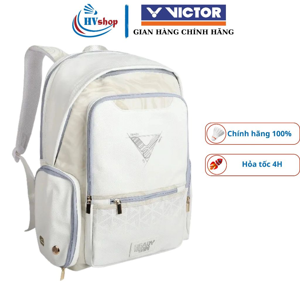 Balo cầu lông Victor BR5043 chính hãng, 2 màu phối cực kì đẹp, chất liệu thoáng khí - HVShop