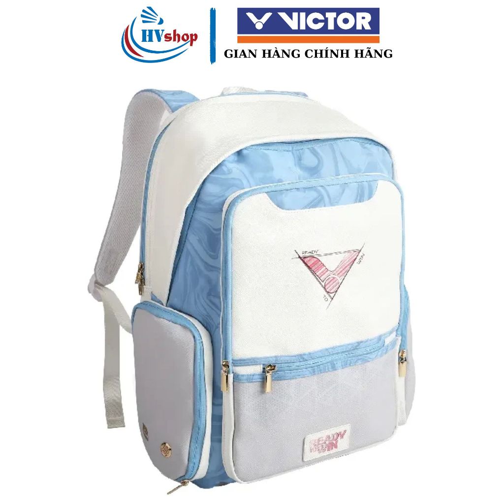 Balo cầu lông Victor BR5043 chính hãng, 2 màu phối cực kì đẹp, chất liệu thoáng khí - HVShop