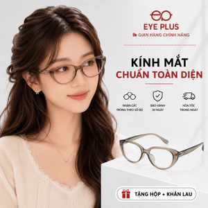 Gọng Kính Mắt Mèo Thời Trang Eye Plus 8701 Kiểu Dáng Thời Trang Kính Nhựa Nhẹ Mặt Thoải Mái Khi Đeo