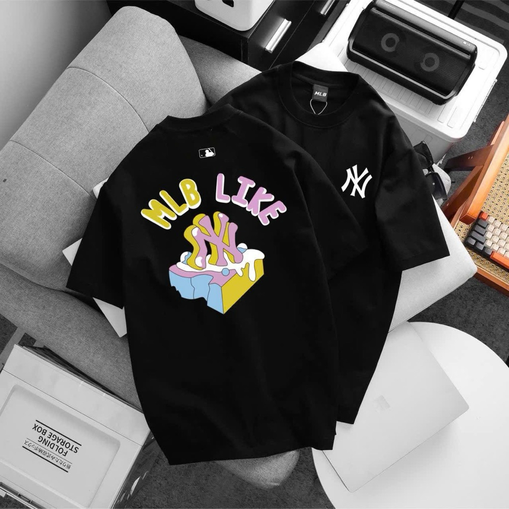 Áo Phông MLB mặc đôi dễ thương,100% cotton mềm mại - MLBLIKE Sắc Màu