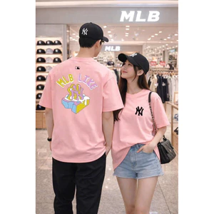 Áo Phông MLB mặc đôi dễ thương,100% cotton mềm mại - MLBLIKE Sắc Màu