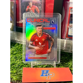 Thẻ bóng đá Benjamin Sesko Clinical Topps Chrome EPL 2025/26